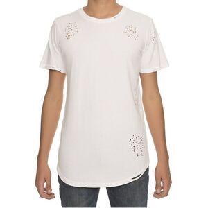 FBRK Men's Destroyed Scallop Tee-NWT‎
